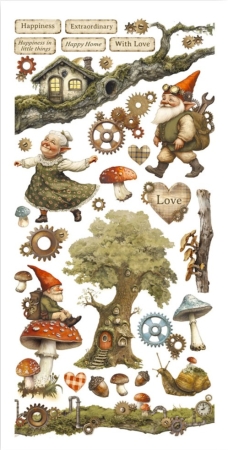 Stamperia 6 x 12 Inch Paper Cut-outs Double Face Hidden Grove