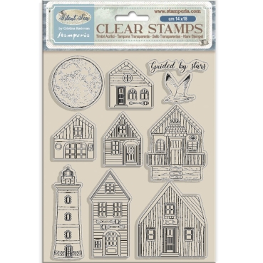 Stamperia Acrylic Stamp 14 x 18 cm Silent Sea
