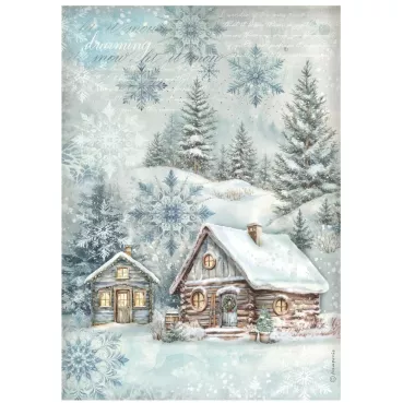 Preview: Stamperia A4 Reispapier Rice Paper Selection The Owl's House