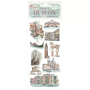 Stamperia Rub-On 10,16 x 21,6 cm Venice City of Art Monuments