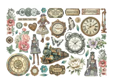 Preview: Stamperia Ephemera Gardens of Time