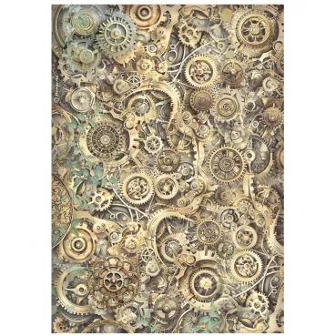 Preview: Stamperia A4 Rice Paper Selection Gardens of Time