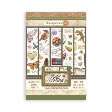 Stamperia A5 Washi Pad All Around