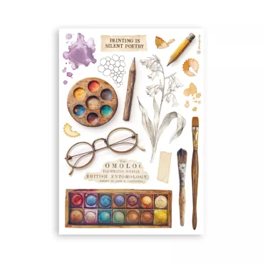 Preview: Stamperia A5 Washi Pad All Around