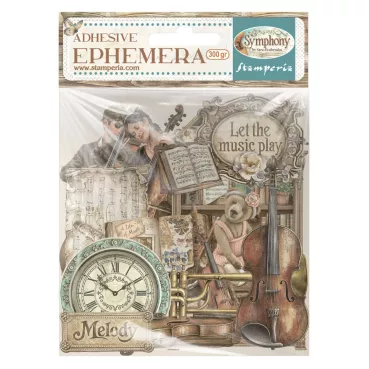 Stamperia Printed Decorative Ephemera for Art and Craft - Symphony