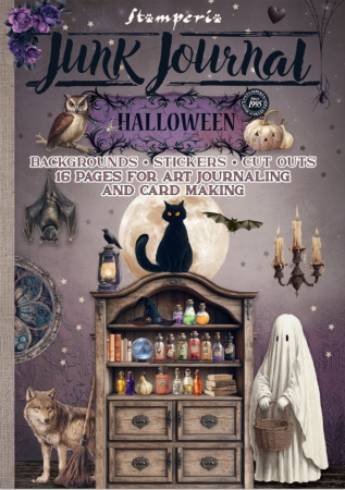 Stamperia Printed Art Junk Journal Stickers, Cut-outs, Backgrounds for Art and Craft Halloween