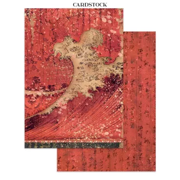 Preview: Stamperia Printed Art Junk Journal Focus Points for Art and Craft A5 Oriental Garden