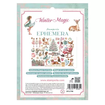 Preview: Stamperia Printed Decorative Ephemera for Art and Craft Winter Magic