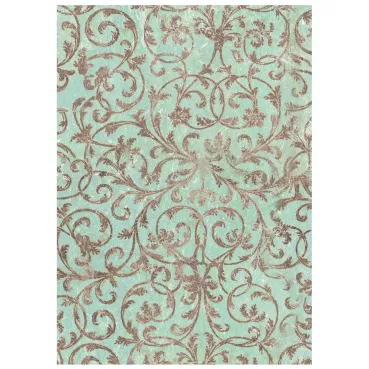 Preview: Stamperia Printed 8 Rice Paper A6 Background Selection for Art and Craft Winter Magic
