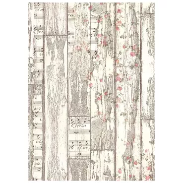 Preview: Stamperia Printed 8 Rice Paper A6 Background Selection for Art and Craft Winter Magic
