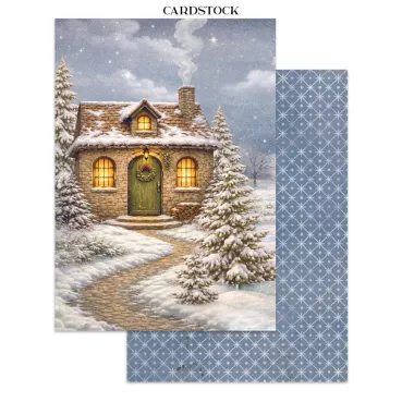 Preview: Stamperia Printed Art Junk Journal: Stickers, Cut-Outs, Backgrounds for Art and Craft Silent Night