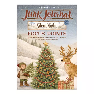 Stamperia Printed Art Junk Journal Focus Points for Art and Craft A5 Silent Night