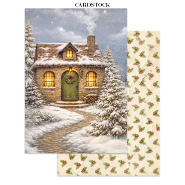 Preview: Stamperia Printed Art Junk Journal Focus Points for Art and Craft A5 Silent Night