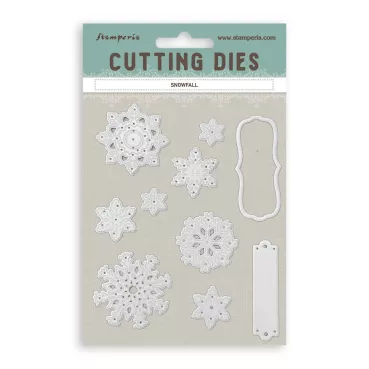 Stamperia Cutting Dies for Paper Crafting A6 Christmas Snowfall