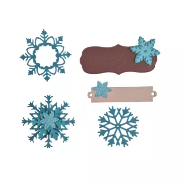 Preview: Stamperia Cutting Dies for Paper Crafting A6 Christmas Snowfall