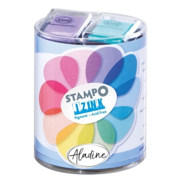 STAMPO Scrap IZINK Pigment Pastel Stempelkissen 10 Stück