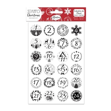 STAMPO Adventskalender klassisch 24-teilig