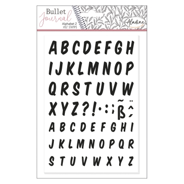 Stampo Bullet Journal Alphabet