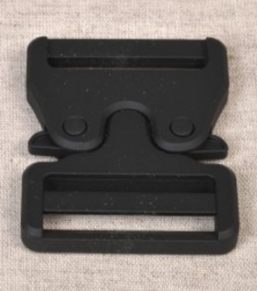 Steckschnalle schwarz 32 mm