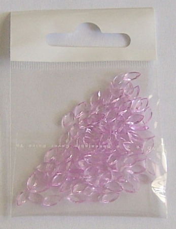 Steinchen transparent Rautenform ca. 6 mm