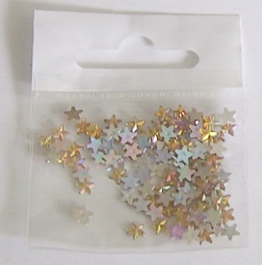Deko Sternchen gold ca. 5 mm