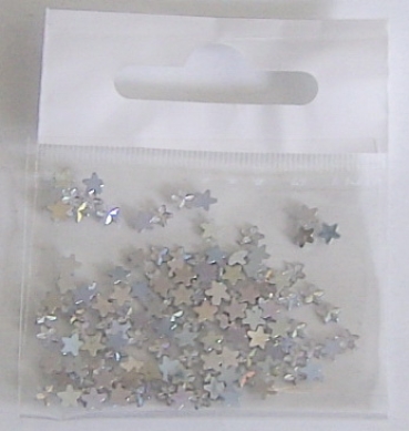 Deko Sternchen silber ca. 4 mm