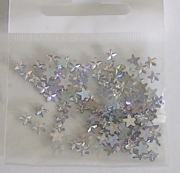 Deko Sternchen silber ca. 5 mm