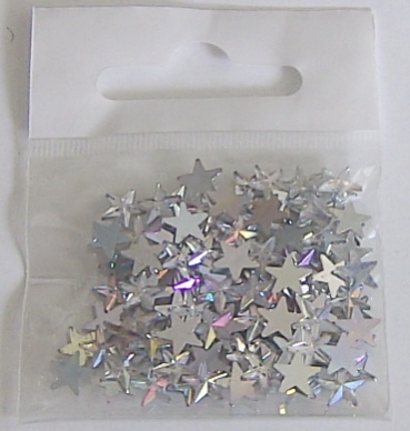 Deko Sternchen silber ca. 8 mm