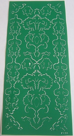 Stickerbogen 10 x 23 cm Ornamente