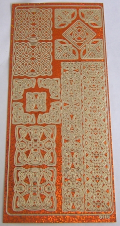 Stickerbogen 10 x 23 cm Bordüren