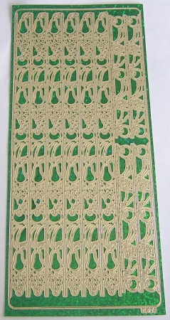 Stickerbogen 10 x 23 cm Bordüren