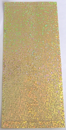 Stickerbogen 10 x 23 cm Bordüren