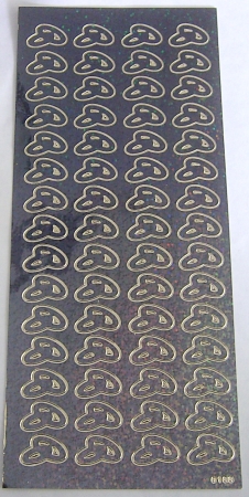 Stickerbogen 10 x 23 cm Ornamente