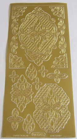 Stickerbogen 10 x 23 cm Ornamente