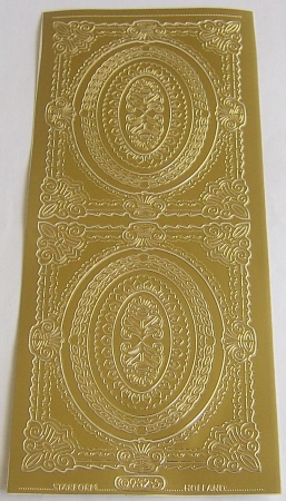 Stickerbogen 10 x 23 cm Ornamente