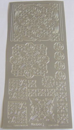 Stickerbogen 10 x 23 cm Ornamente