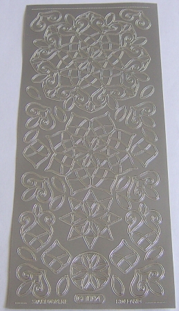 Stickerbogen 10 x 23 cm Ornamente