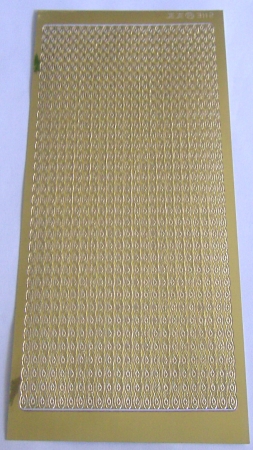 Stickerbogen 10 x 23 cm Bordüren