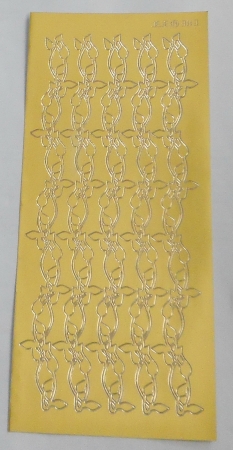 Stickerbogen 10 x 23 cm Bordüren