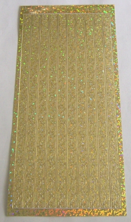 Stickerbogen 10 x 23 cm Bordüren
