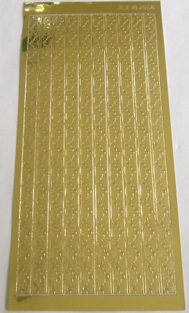 Stickerbogen 10 x 23 cm Bordüren