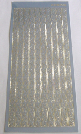 Stickerbogen 10 x 23 cm Bordüren