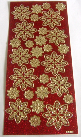 Stickerbogen 10 x 23 cm Ornamente