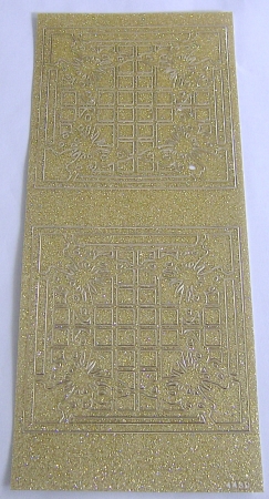Stickerbogen 10 x 23 cm Ornamente