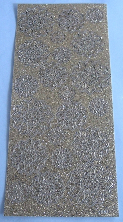 Stickerbogen 10 x 23 cm Ornamente