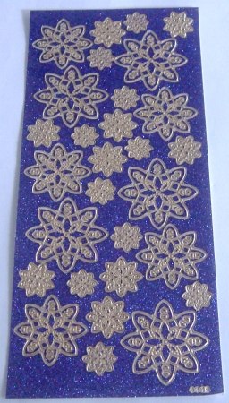 Stickerbogen 10 x 23 cm Ornamente