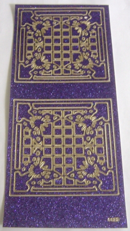 Stickerbogen 10 x 23 cm Ornamente