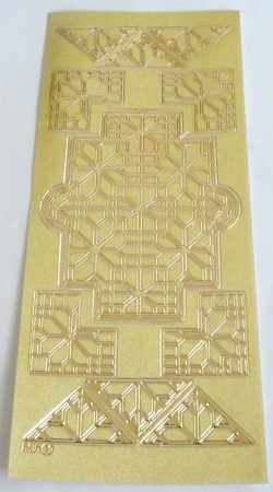 Stickerbogen 10 x 23 cm Ornamente
