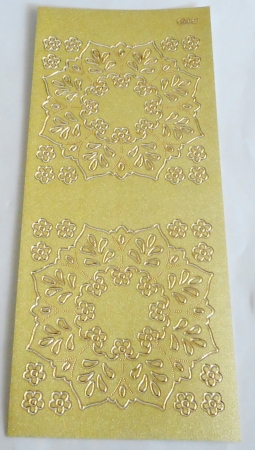 Stickerbogen 10 x 23 cm Ornamente