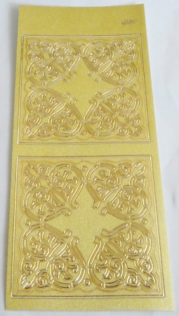 Stickerbogen 10 x 23 cm Ornamente